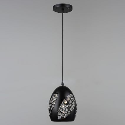 Подвес N5379/1HQ BK черный 1х40W E27 d160 h200/800, QH22
